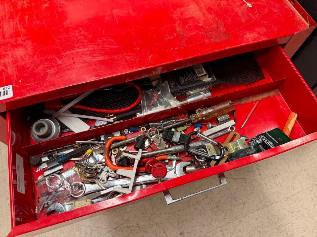 REM/PRO RED METAL TOOL CHEST WITH CONTENTS INCLUDING POWER AND HAND TOOLS - 4