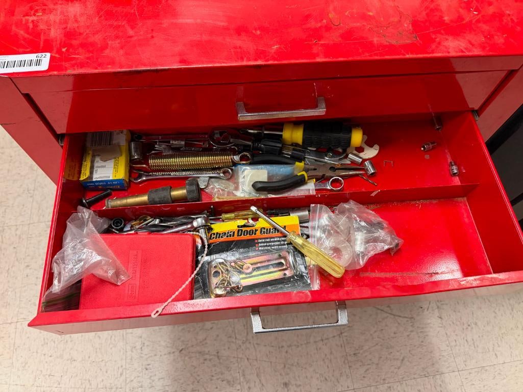 REM/PRO RED METAL TOOL CHEST WITH CONTENTS INCLUDING POWER AND HAND TOOLS - 5