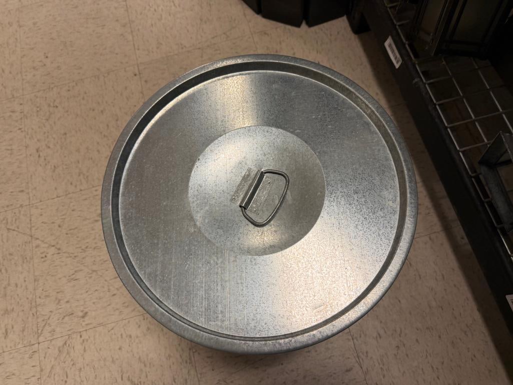 IMPERIAL GALVANIZED METAL ZINC BUCKET WITH LID - 4