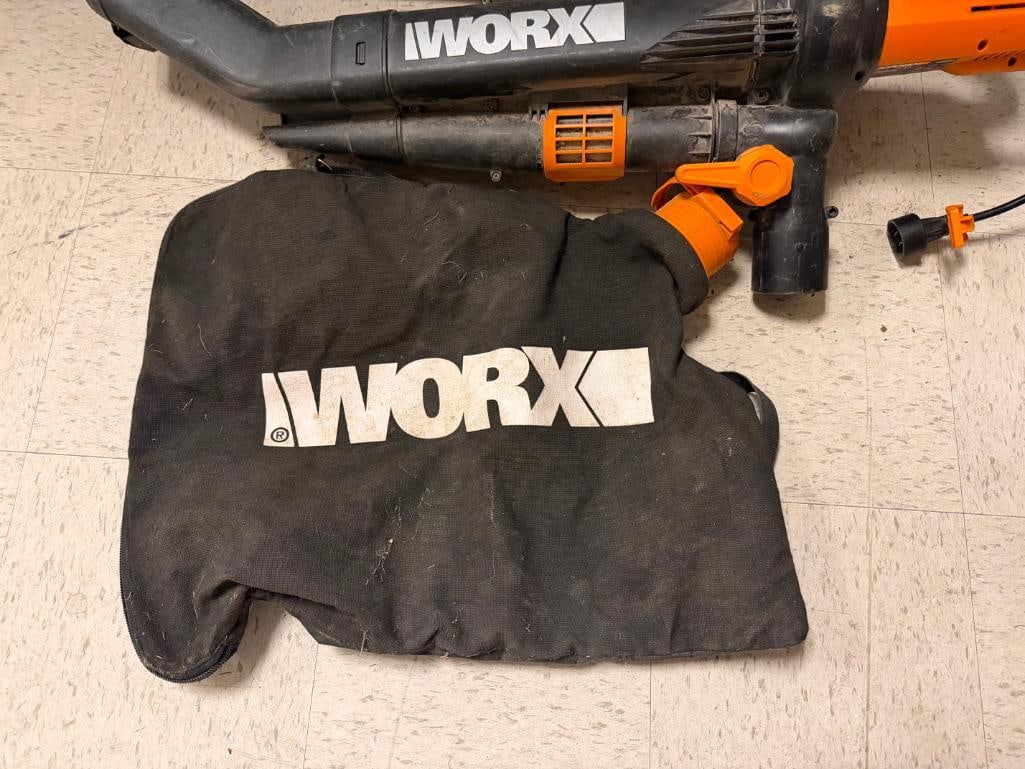 WORX MODEL WG509 CORDED ELECTRIC 12AMP 3-IN-1 YARD TOOL - 3