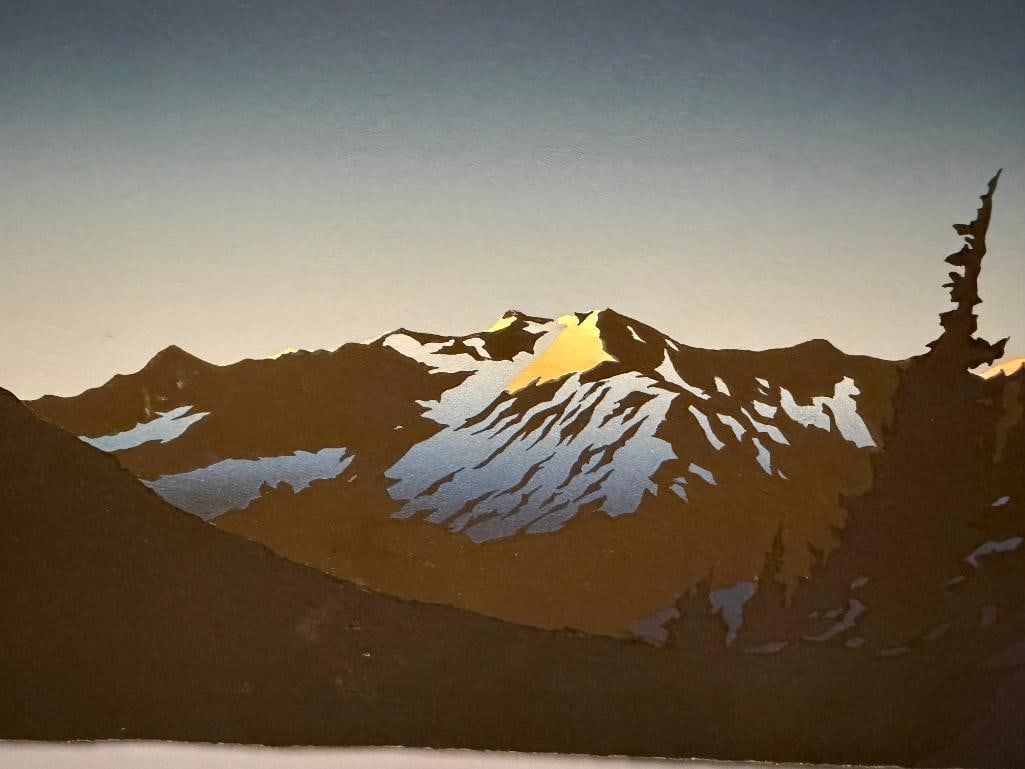 SIGNED AND NUMBERED LIMITED EDITION ALASKAN LANDSCAPE PRINT BY LISTED ARTIST BYRON BIRDSALL - 5