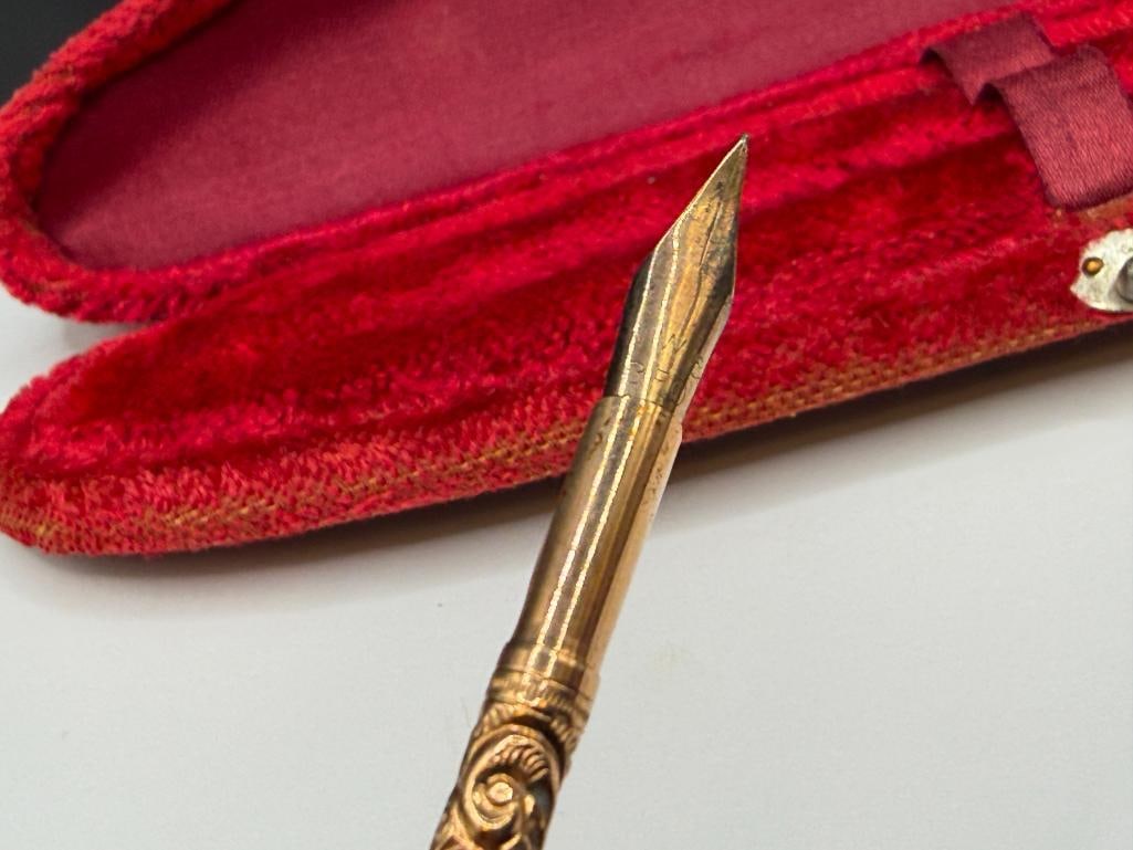 VICTORIAN JOSEPH GILLOT'S AND NW & BRO MARKED NIB DIP PENS WITH MOTHER OF PEARL HANDLES - 7