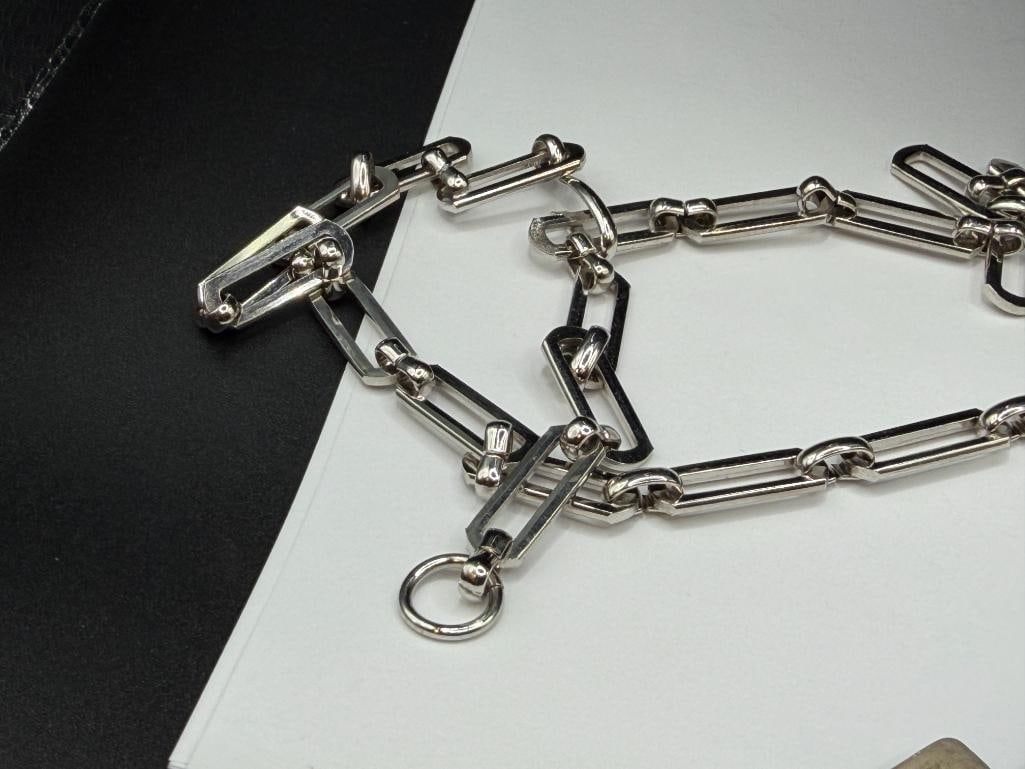 VINTAGE REED & BARTON STERLING SILVER " WINE TASTER'S KEY CIRCA 1880 " FIGURAL KEY PENDANT - 7