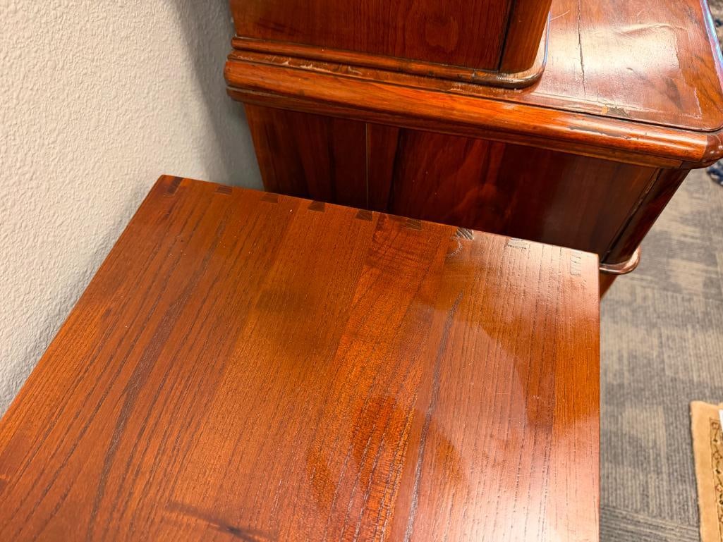 MARIA YEE FOR GUMP'S CALIFORNIA CONSOLE TABLE ASIAN TANSU DESIGN - 3
