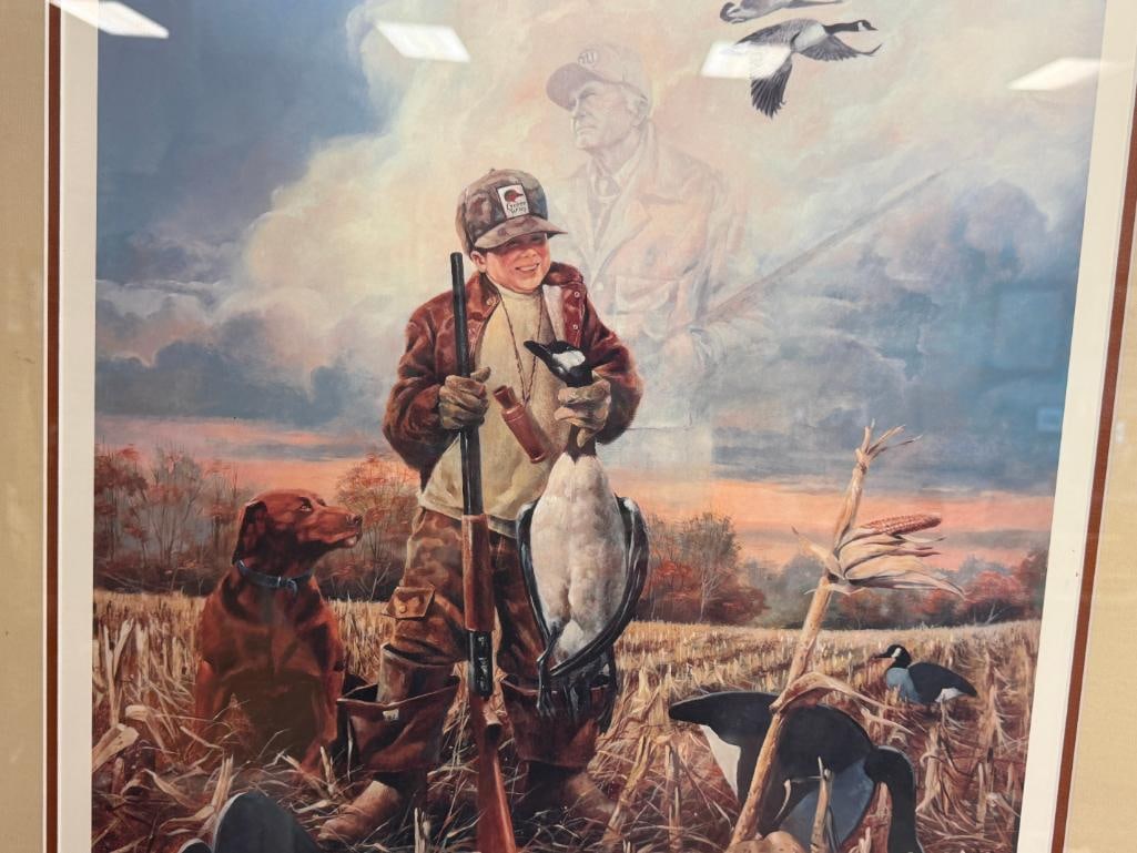 RALPH MCDONALD WILDLIFE ARTIST LIMITED EDITION PRINT TITLED GRANDAD'S GIFT - 2