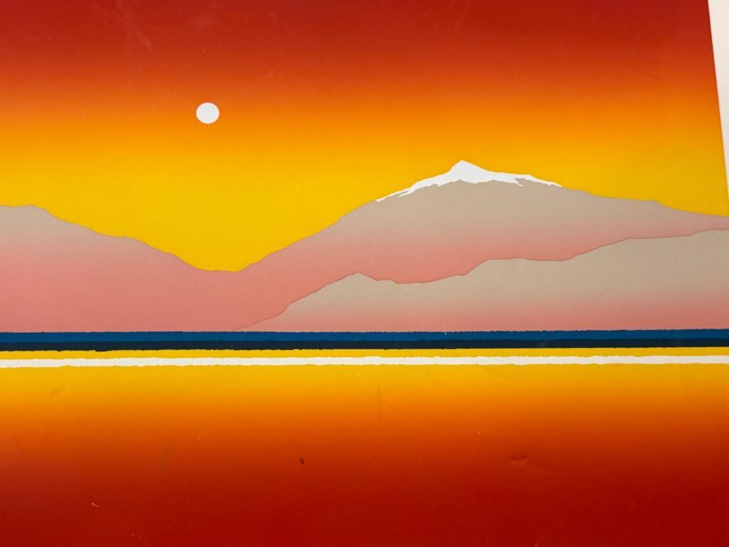 LARGE LIMITED EDITION PRINT TITLED MIRAGE NO. 77/300 - 2