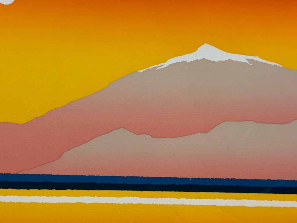 LARGE LIMITED EDITION PRINT TITLED MIRAGE NO. 77/300 - 3