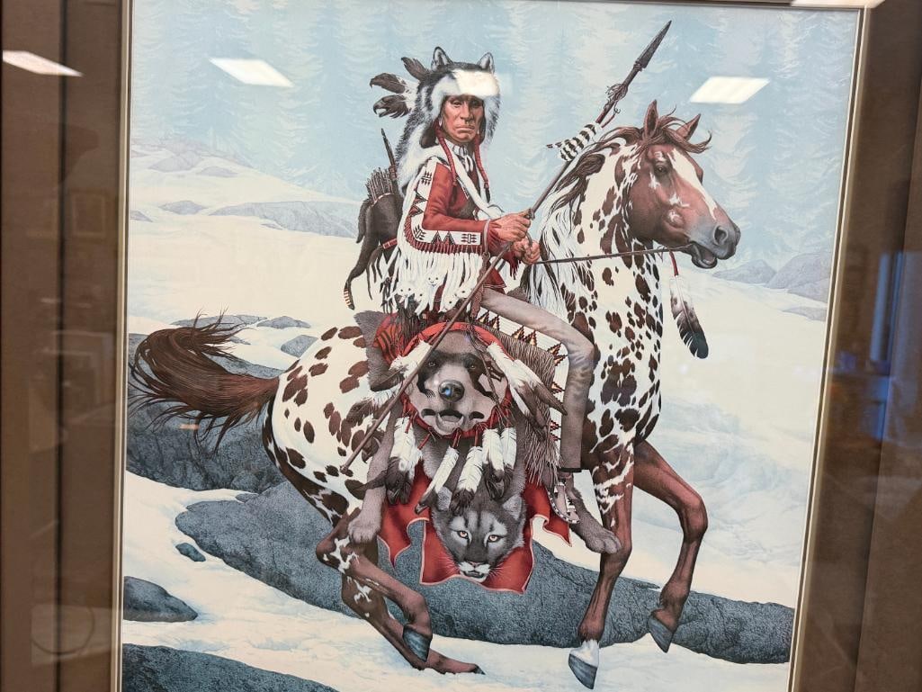 BEV DOOLITTLE WILDLIFE ARTIST LIMITED EDITION PRINT GUARDIAN SPIRITS 4109/13238 - 2