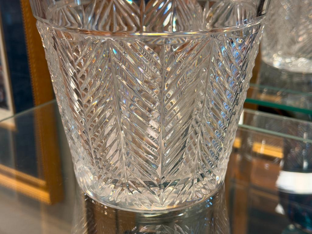 RALPH LAUREN HERRINGBONE CRYSTAL CHAMPAGNE / ICE BUCKET - 2
