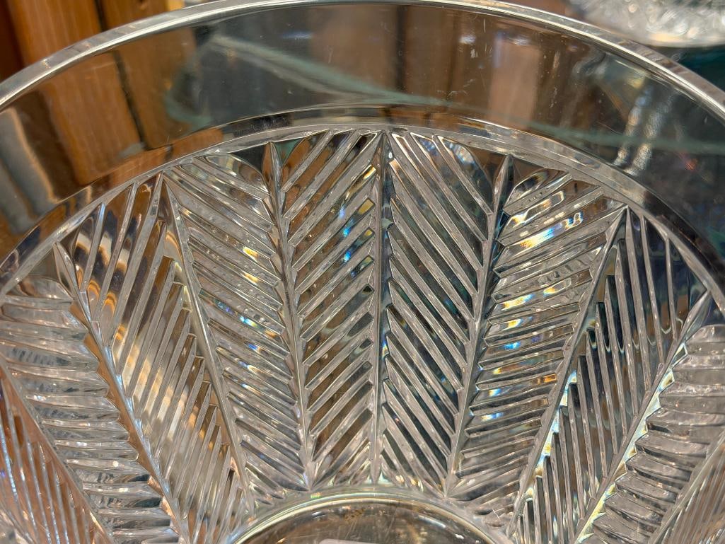 RALPH LAUREN HERRINGBONE CRYSTAL CHAMPAGNE / ICE BUCKET - 3