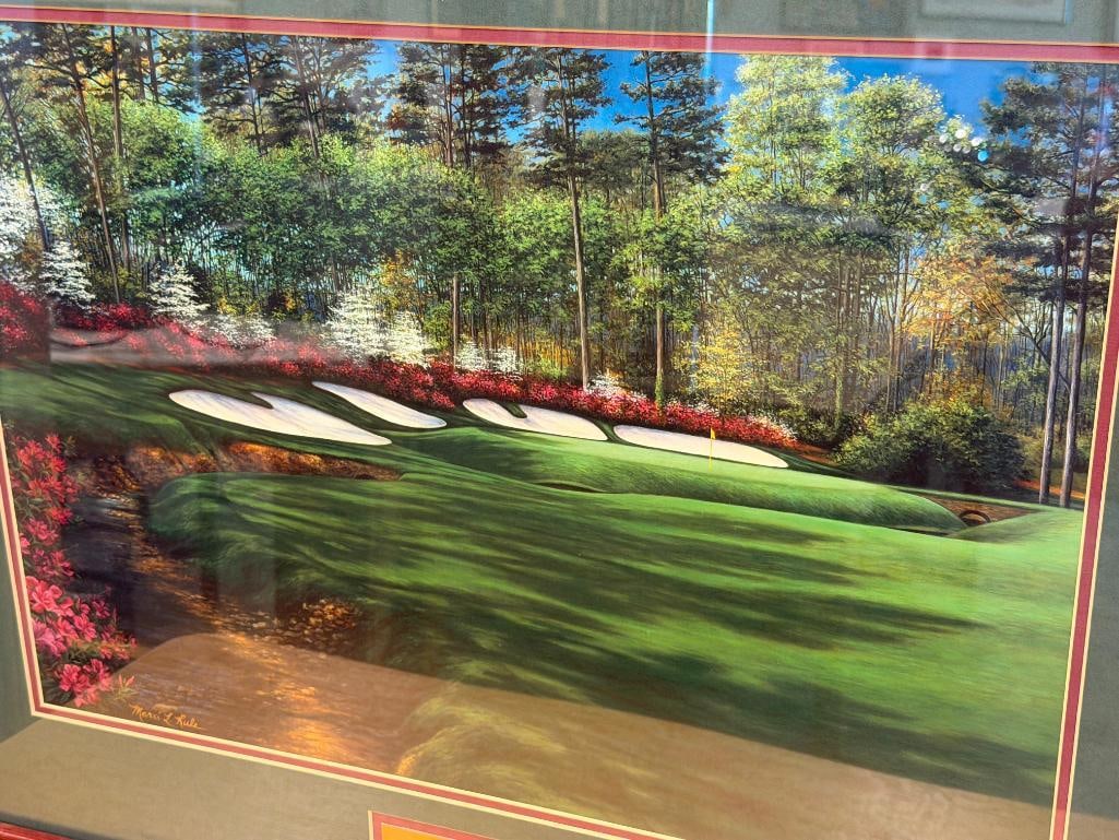 MARCI L. RULE PRINT 13TH HOLE AT AUGUSTA NATIONAL GOLF CLUB - 2