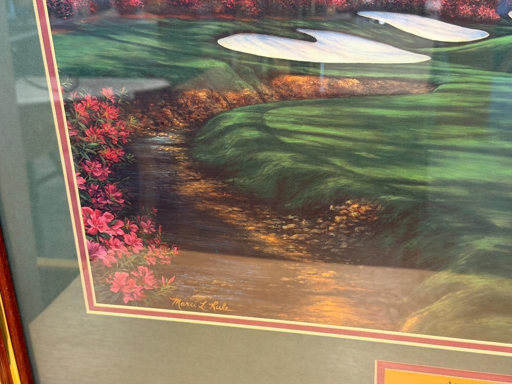 MARCI L. RULE PRINT 13TH HOLE AT AUGUSTA NATIONAL GOLF CLUB - 4