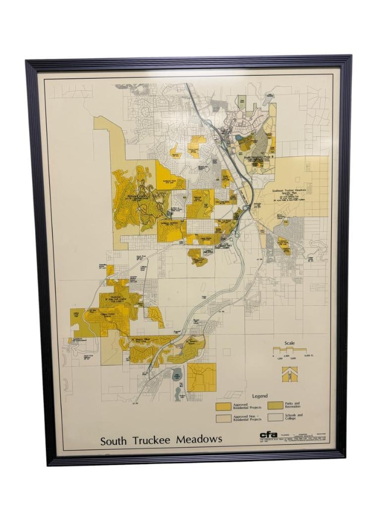 1997 MAP OF SOUTH TRUCKEE MEADOWS IN RENO, NV PRODUCED BY CFA INC. (1 of 7)