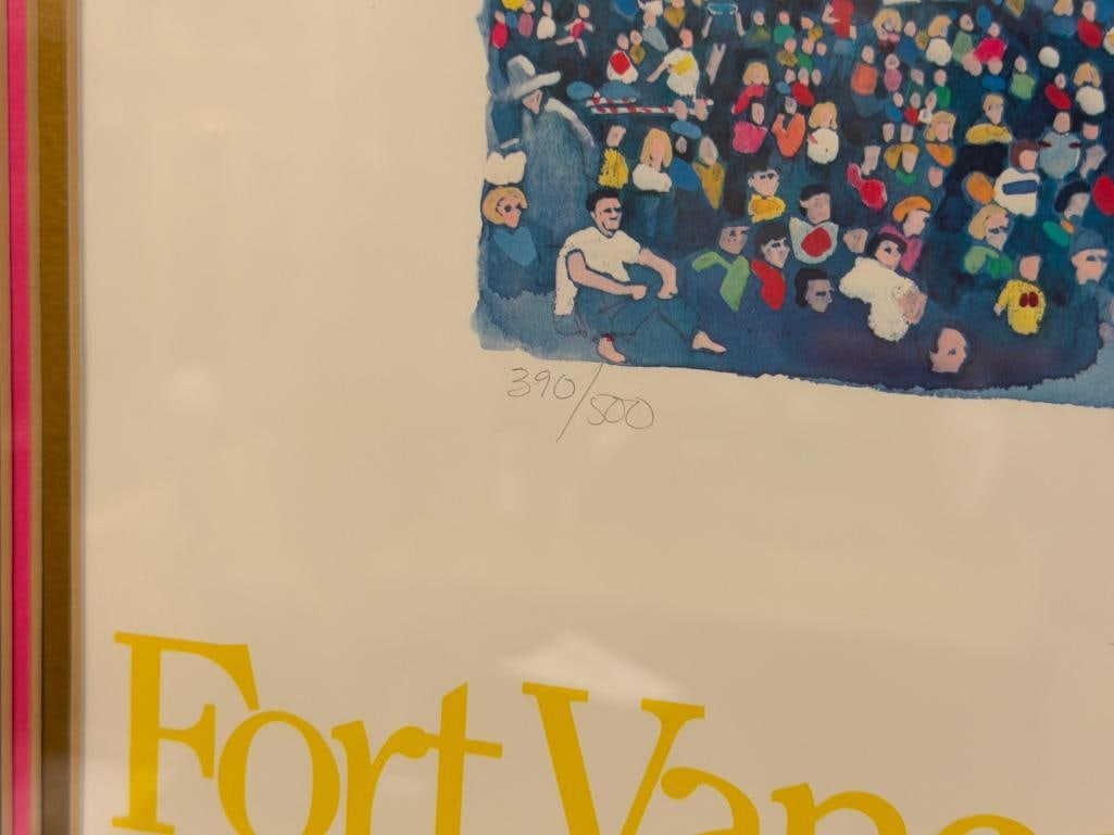 FORT VANCOUVER FOURTH OF JULY 1985 LIMITED EDITION POSTER BY ARTIST CRAIG NO. 390/500 - 6