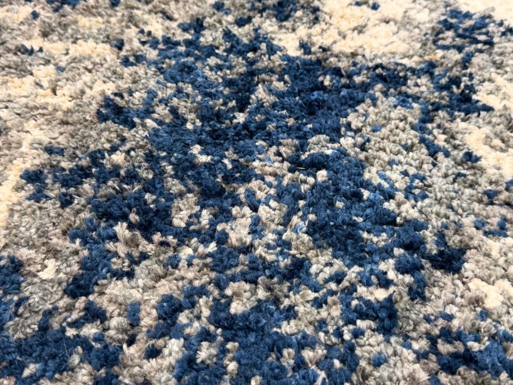 THOMASVILLE BALI LINE GARDA BLUE GRAY SHAG AREA RUG - 3