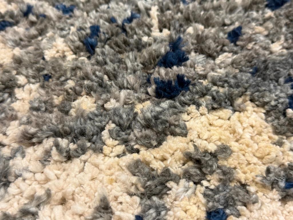 THOMASVILLE BALI LINE GARDA BLUE GRAY SHAG AREA RUG - 4