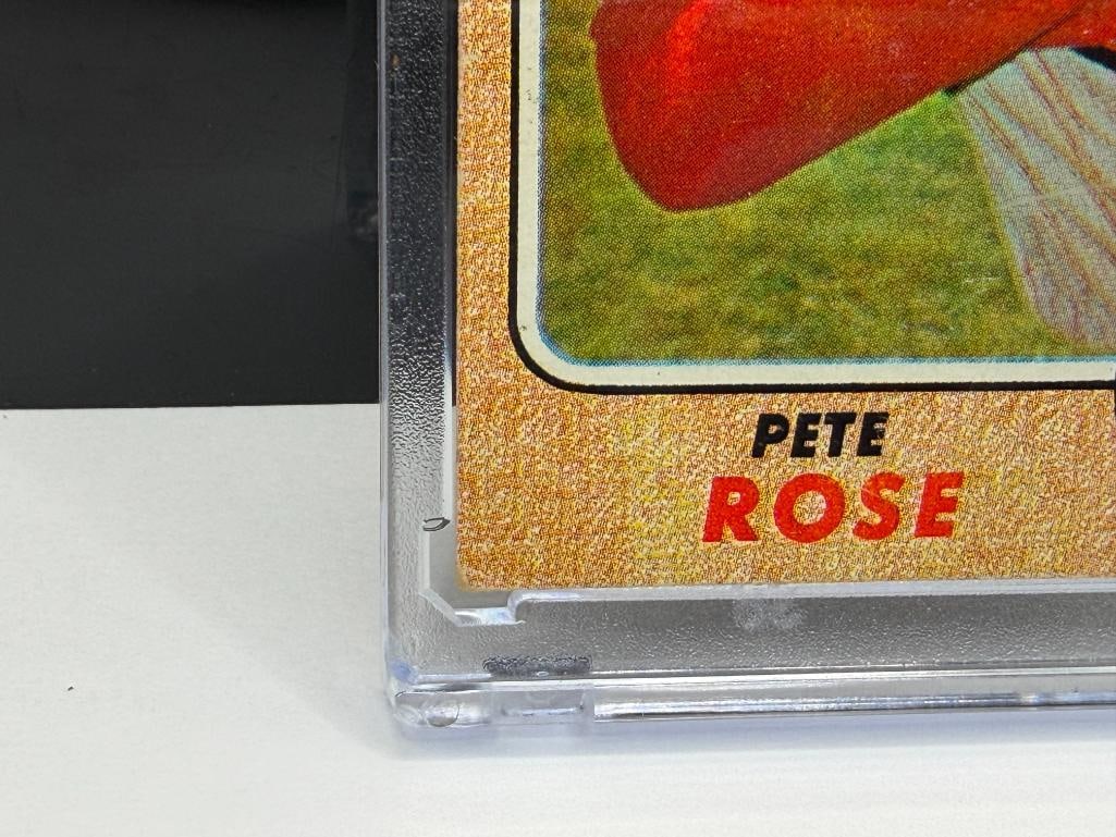 1968 TOPPS #230 PETE ROSE BASEBALL CARD - 4