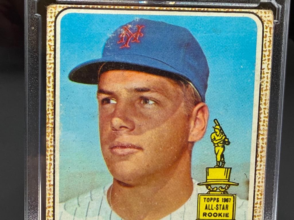 1968 TOPPS #45 TOM SEAVER ALL-STAR ROOKIE BASEBALL CARD - 2