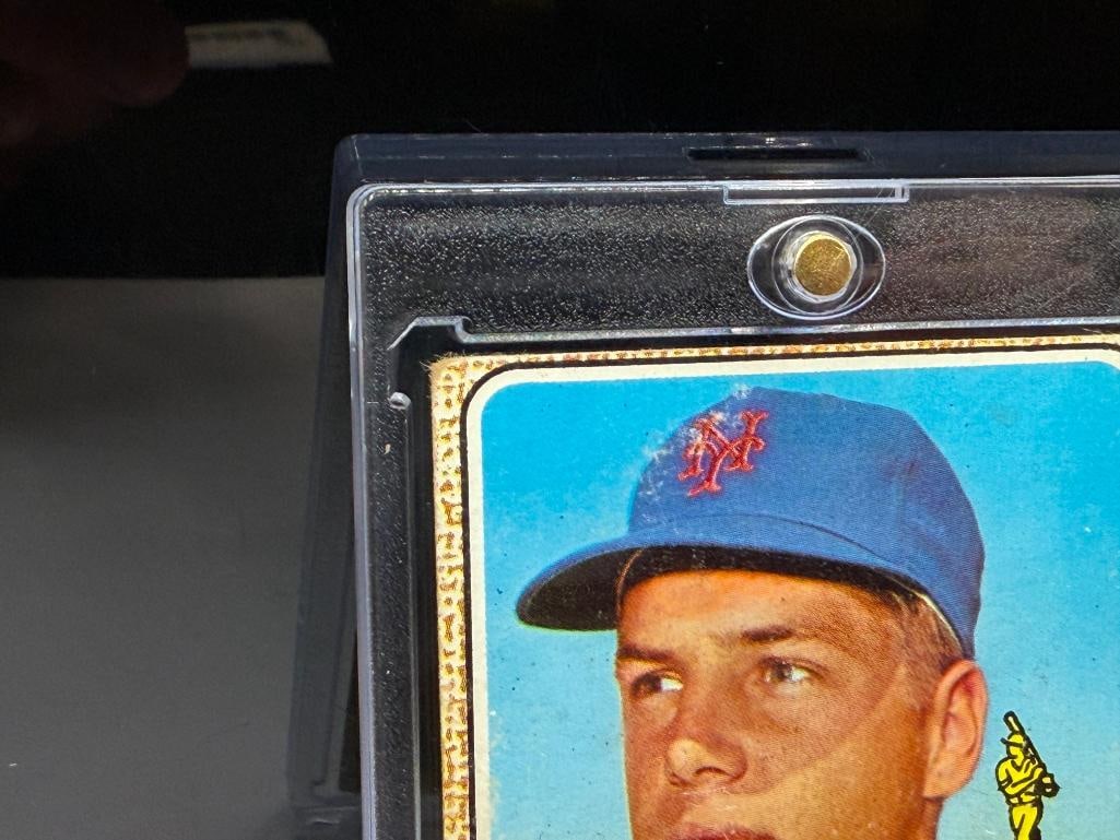 1968 TOPPS #45 TOM SEAVER ALL-STAR ROOKIE BASEBALL CARD - 5