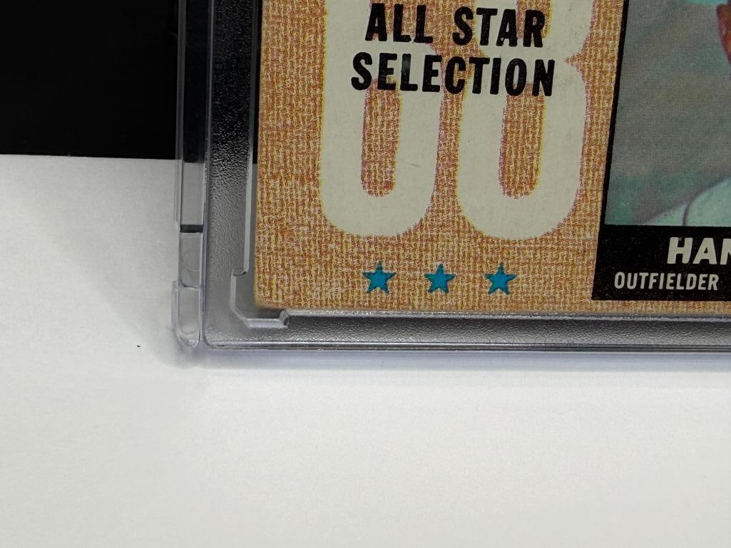 1968 TOPPS #370 THE SPORTING NEWS ALL STAR SELECTION HANK AARON BASEBALL CARD - 4