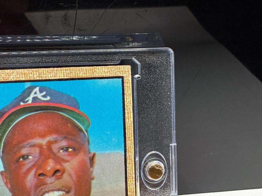 1968 TOPPS #370 THE SPORTING NEWS ALL STAR SELECTION HANK AARON BASEBALL CARD - 6