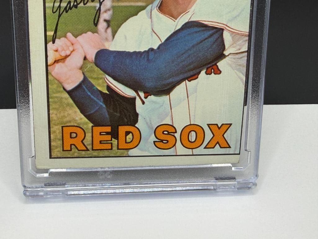 1967 TOPPS #355 CARL YASTRZEMSKI BASEBALL CARD - 4