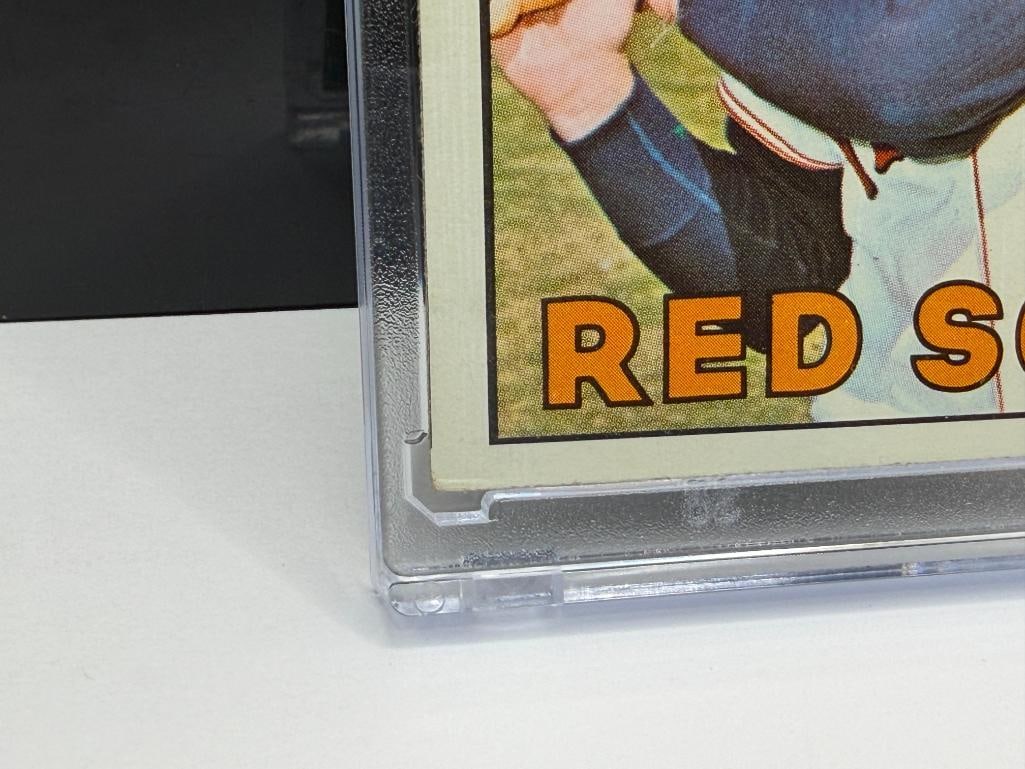 1967 TOPPS #355 CARL YASTRZEMSKI BASEBALL CARD - 5