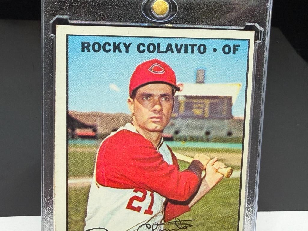 1967 TOPPS #580 ROCKY COLAVITO BASEBALL CARD - 2