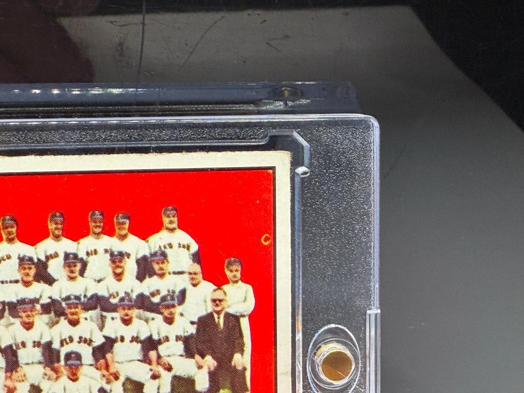 1967 TOPPS #604 BOSTON RED SOX TEAM BASEBALL CARD - 6