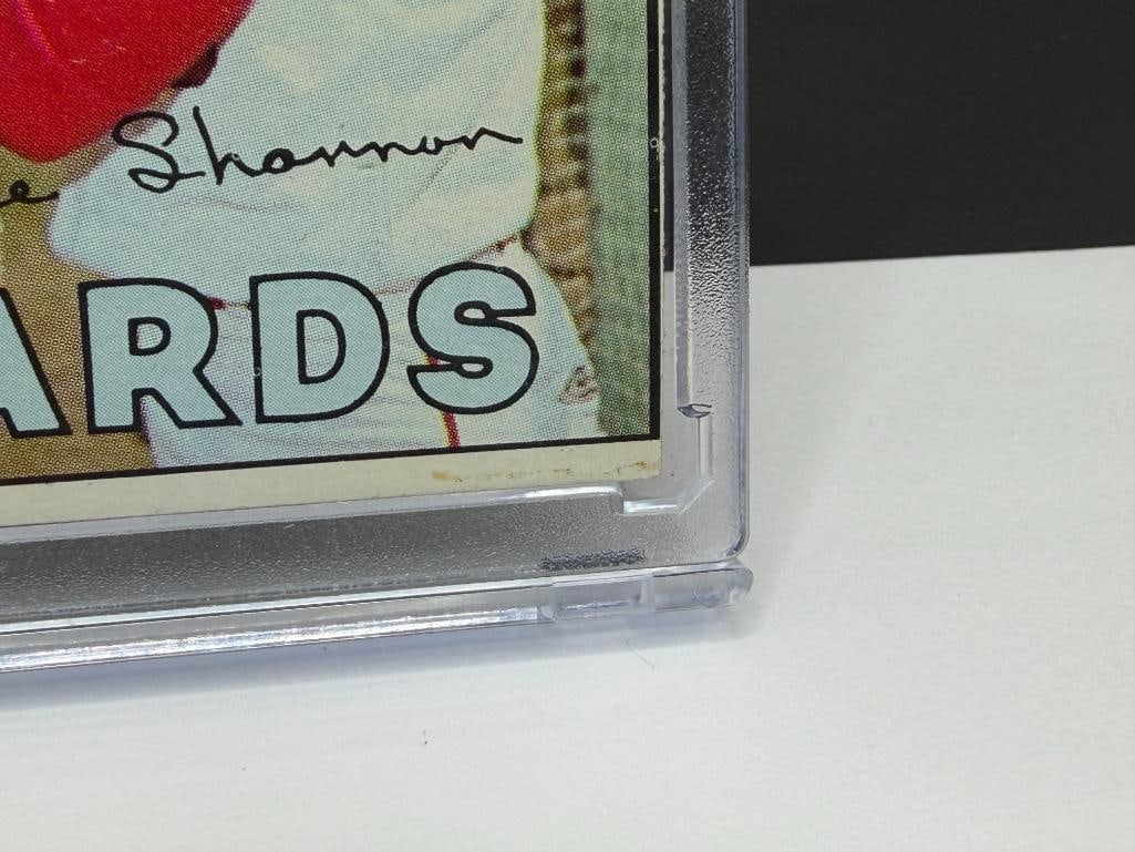 1967 TOPPS #605 MIKE SHANNON BASEBALL CARD - 5