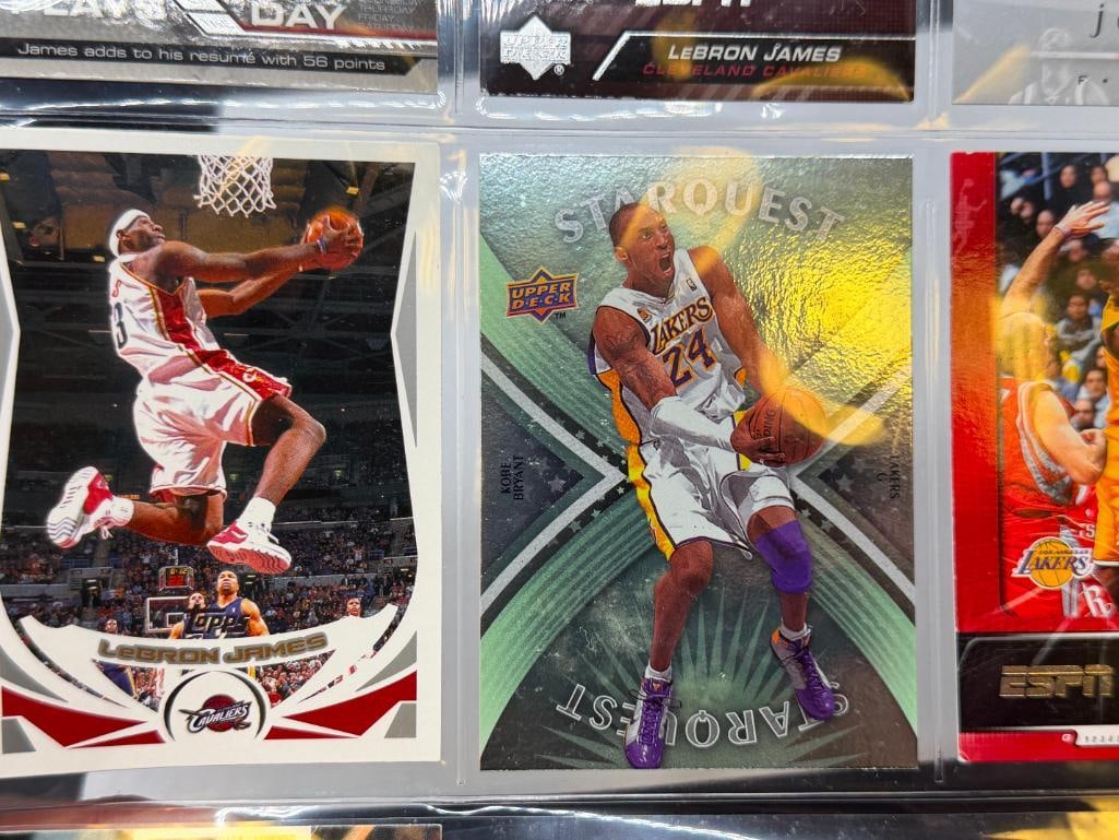 15 COLLECTIBLE NBA BASKETBALL AND MLB BASEBALL CARDS INCLUDING LEGENDS LIKE KOBE, LEBRON, AND JOR... - 10