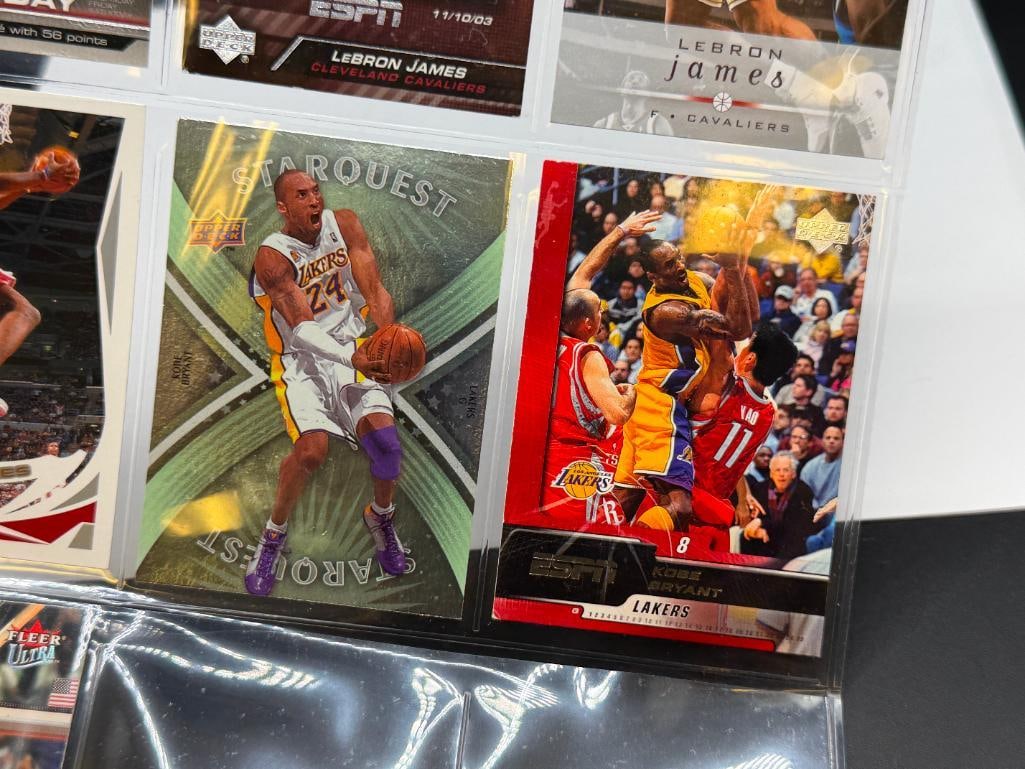 15 COLLECTIBLE NBA BASKETBALL AND MLB BASEBALL CARDS INCLUDING LEGENDS LIKE KOBE, LEBRON, AND JOR... - 11