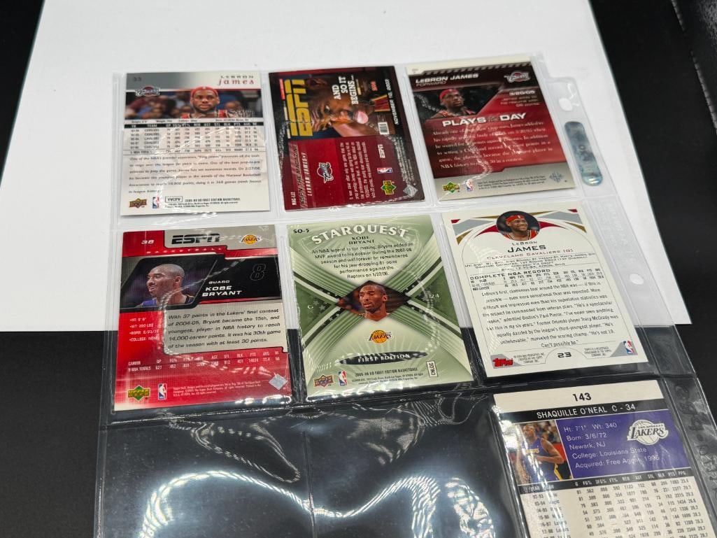 15 COLLECTIBLE NBA BASKETBALL AND MLB BASEBALL CARDS INCLUDING LEGENDS LIKE KOBE, LEBRON, AND JOR... - 13