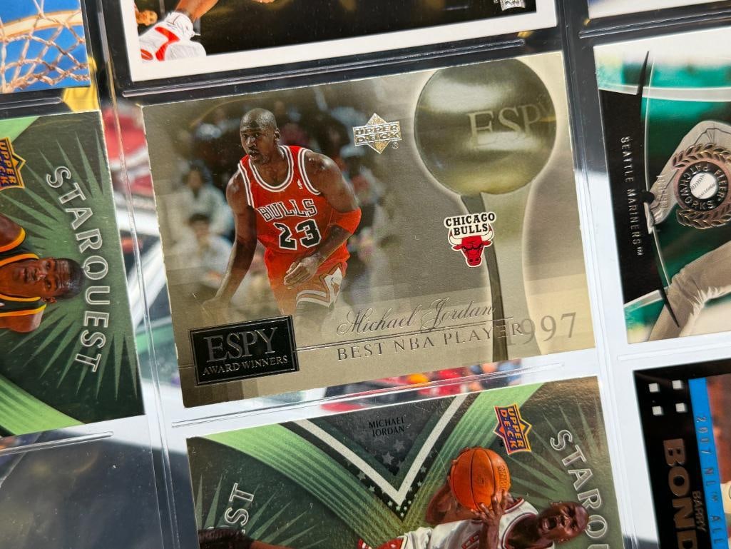 15 COLLECTIBLE NBA BASKETBALL AND MLB BASEBALL CARDS INCLUDING LEGENDS LIKE KOBE, LEBRON, AND JOR... - 3