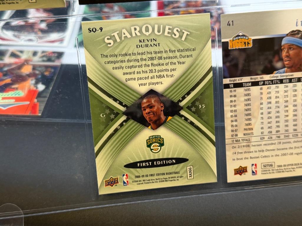 15 COLLECTIBLE NBA BASKETBALL AND MLB BASEBALL CARDS INCLUDING LEGENDS LIKE KOBE, LEBRON, AND JOR... - 8