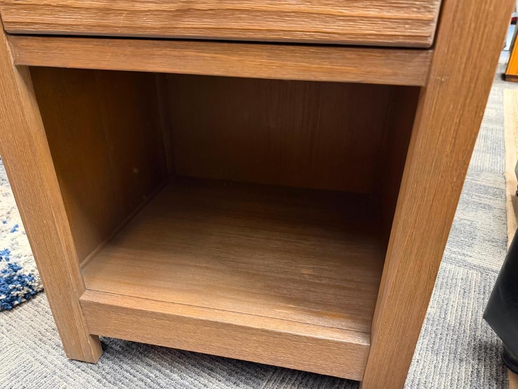 BABY & CHILD RESTORATION HARDWARE SINGLE DRAWER NIGHT STAND WITH OPEN BOTTOM - 14