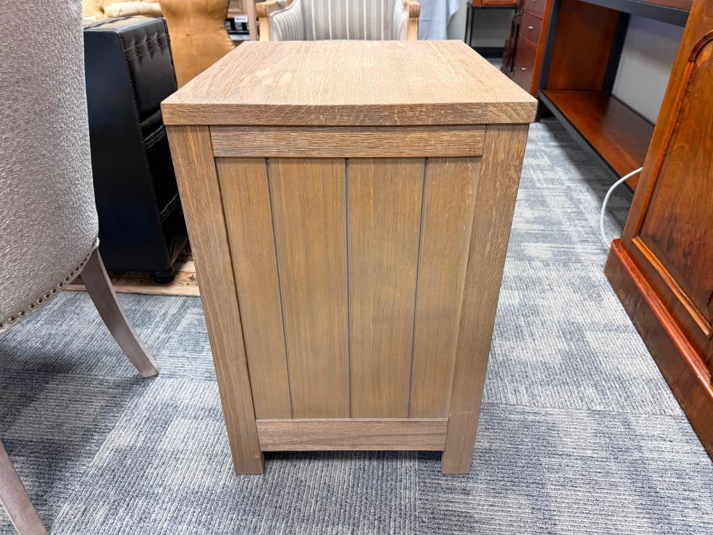BABY & CHILD RESTORATION HARDWARE SINGLE DRAWER NIGHT STAND WITH OPEN BOTTOM - 3