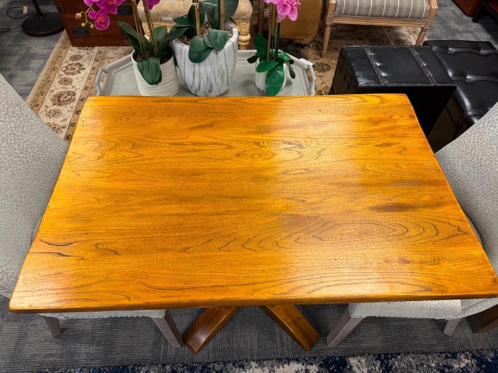SPARTA FURNITURE SHOPS COUNTRY CONTEMPORARY PEDESTAL TABLE - 3