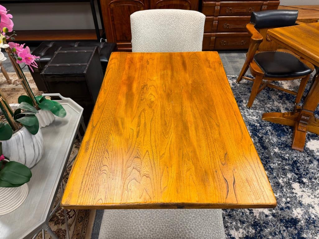 SPARTA FURNITURE SHOPS COUNTRY CONTEMPORARY PEDESTAL TABLE - 4