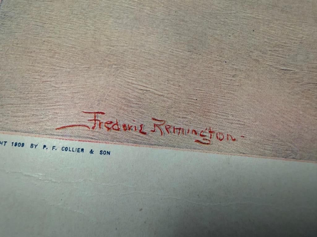 1886 FRANK LESLIE'S ILLUSTRATED NEWSPAPER AND FREDERIC REMINGTON PRINTS - 11