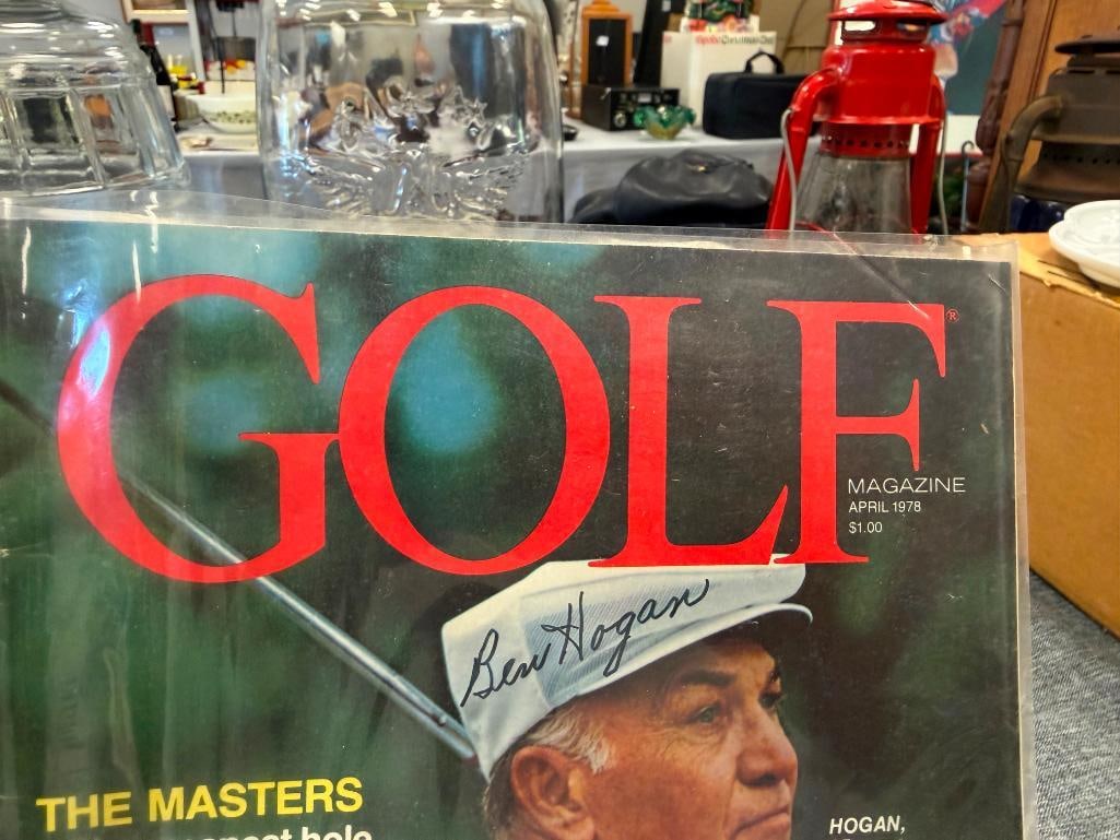 BEN HOGAN ICONIC GOLF PLAYER AUTOGRAPHED 1978 GOLF MAGAZINE - 4