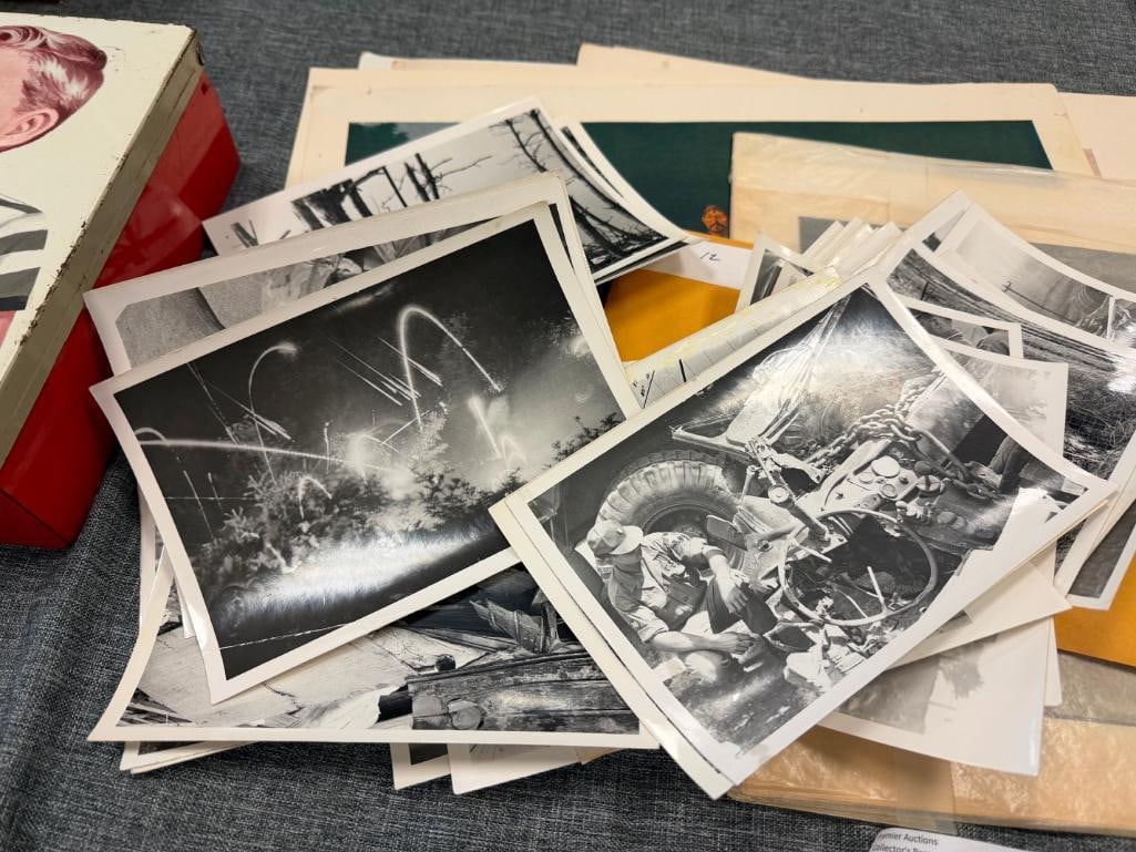 BLACK AND WHITE PHOTOGRAPHS FROM THE KOREAN WAR OVER 35 PHOTOS - 6