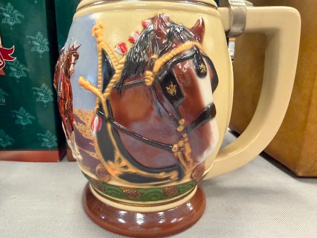 ANHEUSER-BUSCH 2000, 2001, AND 2002 MEMBERSHIP STEINS - 10