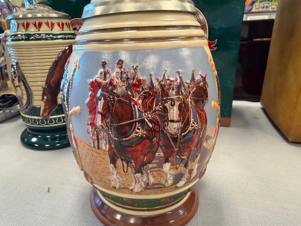 ANHEUSER-BUSCH 2000, 2001, AND 2002 MEMBERSHIP STEINS - 12