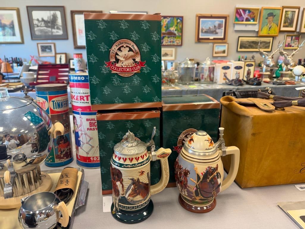ANHEUSER-BUSCH 2000, 2001, AND 2002 MEMBERSHIP STEINS - 2