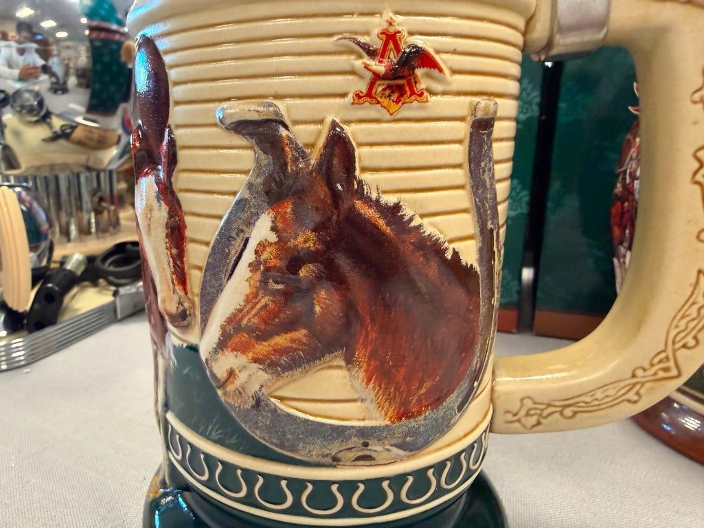 ANHEUSER-BUSCH 2000, 2001, AND 2002 MEMBERSHIP STEINS - 5