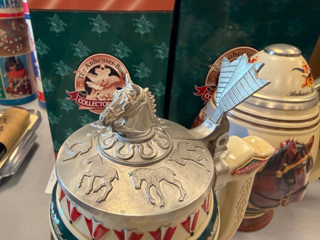 ANHEUSER-BUSCH 2000, 2001, AND 2002 MEMBERSHIP STEINS - 6