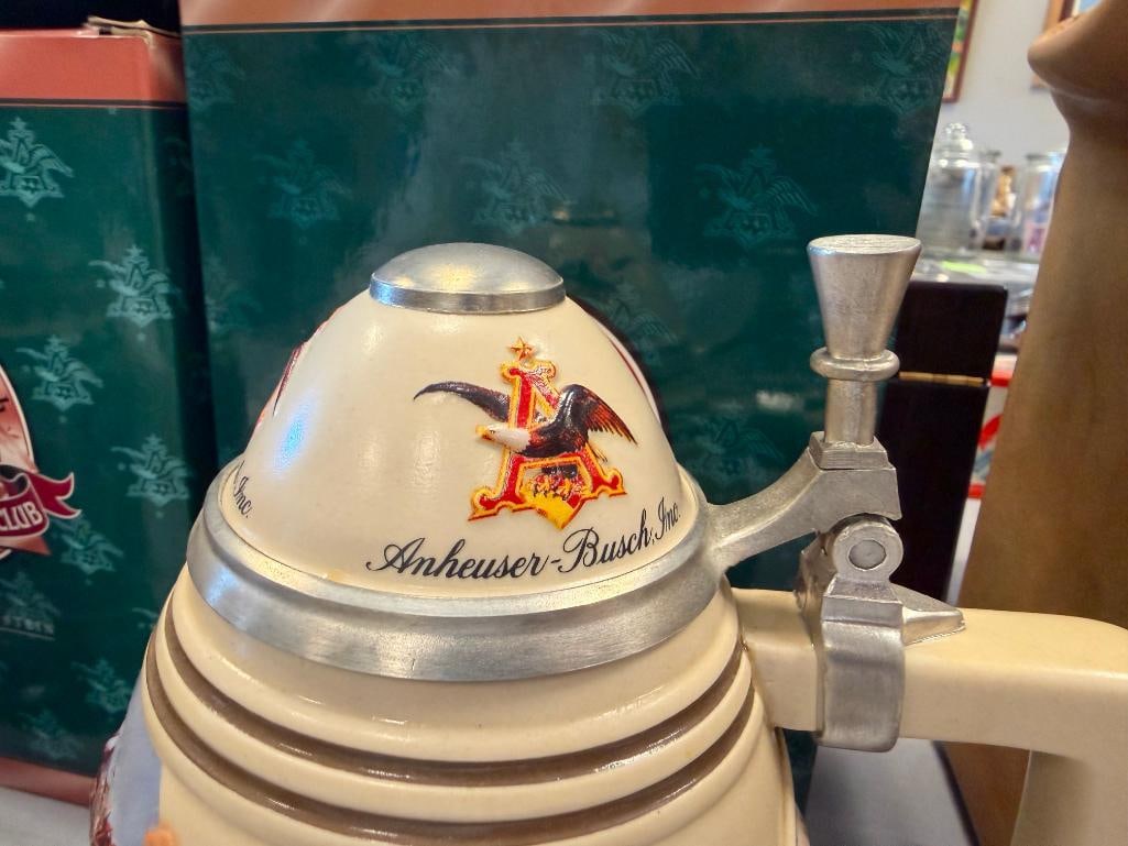 ANHEUSER-BUSCH 2000, 2001, AND 2002 MEMBERSHIP STEINS - 9