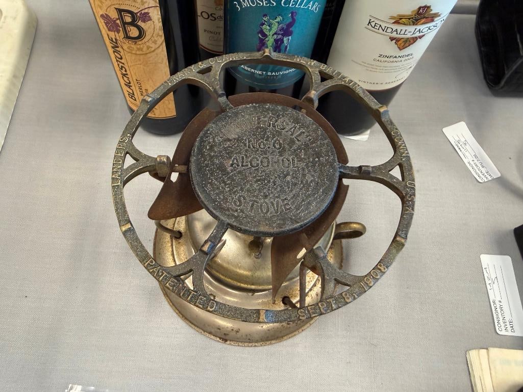VINTAGE UNIVERSAL NO. O ALCOHOL STOVE CIRCA 1908 LANDERS FRARY & CLARK - 6