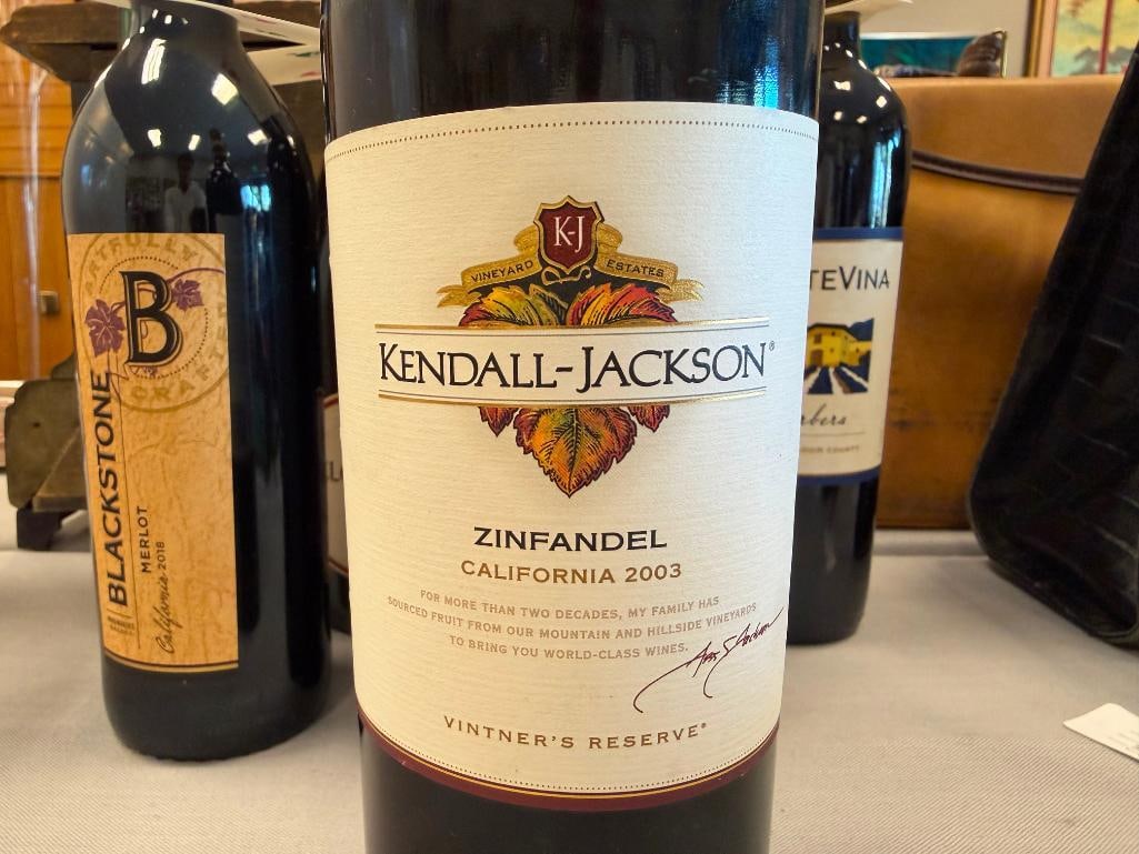 SEVEN BOTTLES OF SEALED WINE ZINFANDEL, MERLOT, CABARNET, PINOT - 5